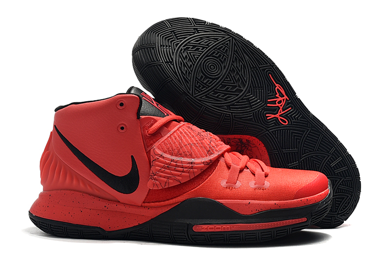 New Nike Kyrie 6 Red Black Shoes